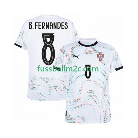 Fußballtrikots Portugal Bruno Fernandes 8 Auswärts Trikotsatz 2025-2026